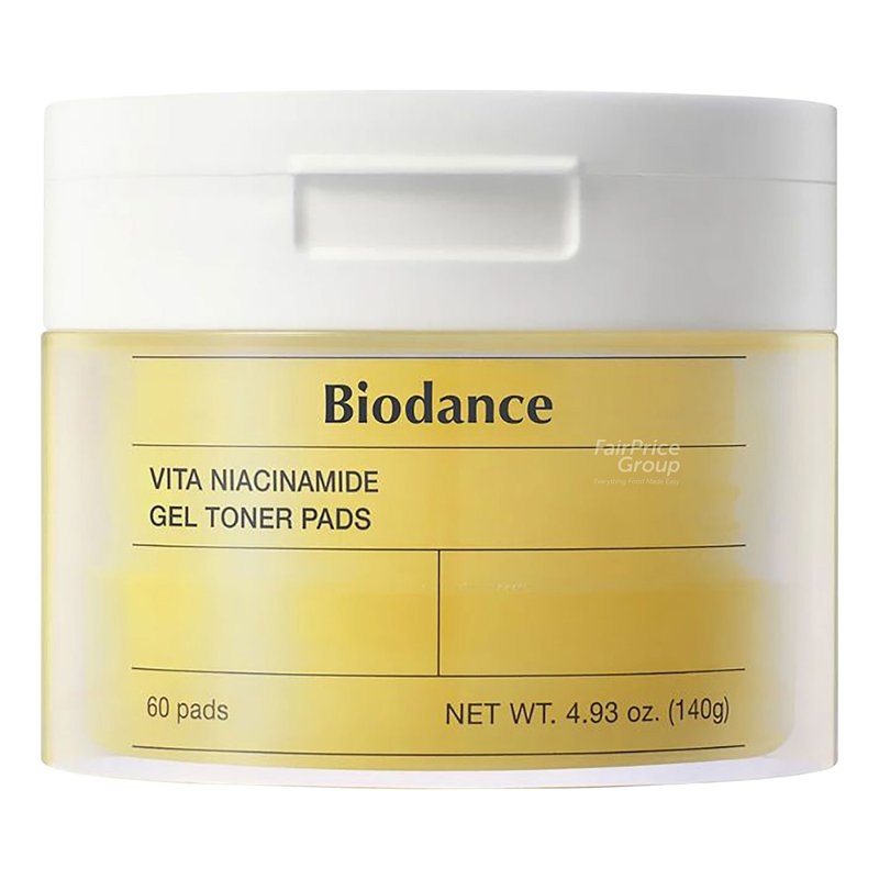 Biodance Vita Niacinamide Gel Toner Pads 60 per pack