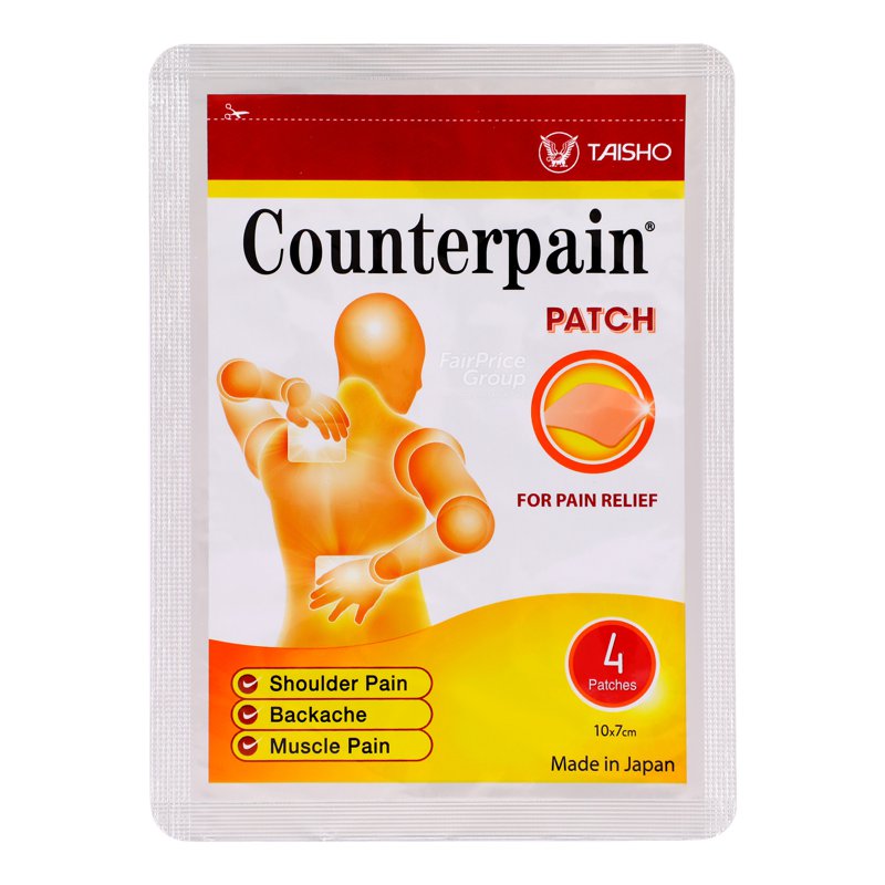 Taisho Counterpain Patch 4 per pack