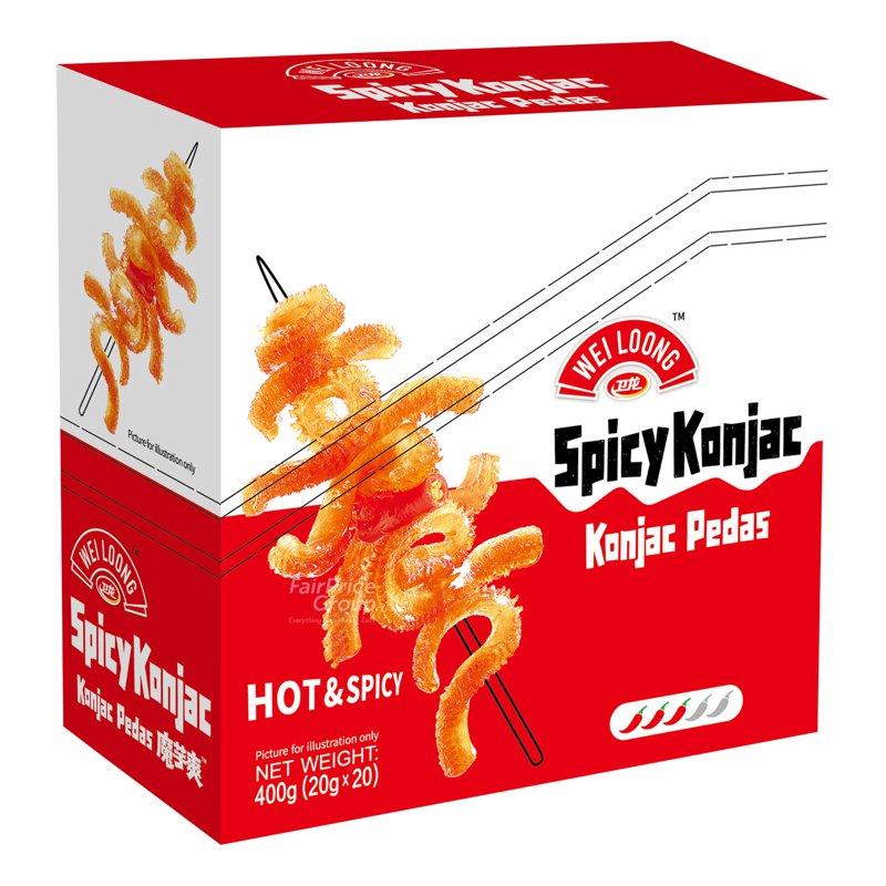 WeiLong Spicy Konjac - Hot & Spicy