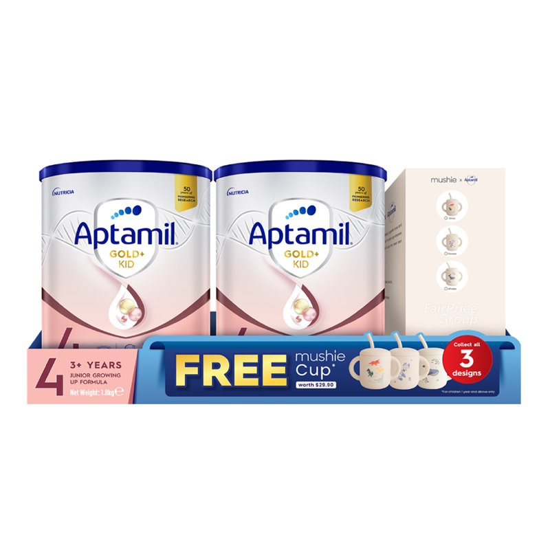 Aptamil Gold+ Junior Milk Formula - Stage 4 + Free Cup