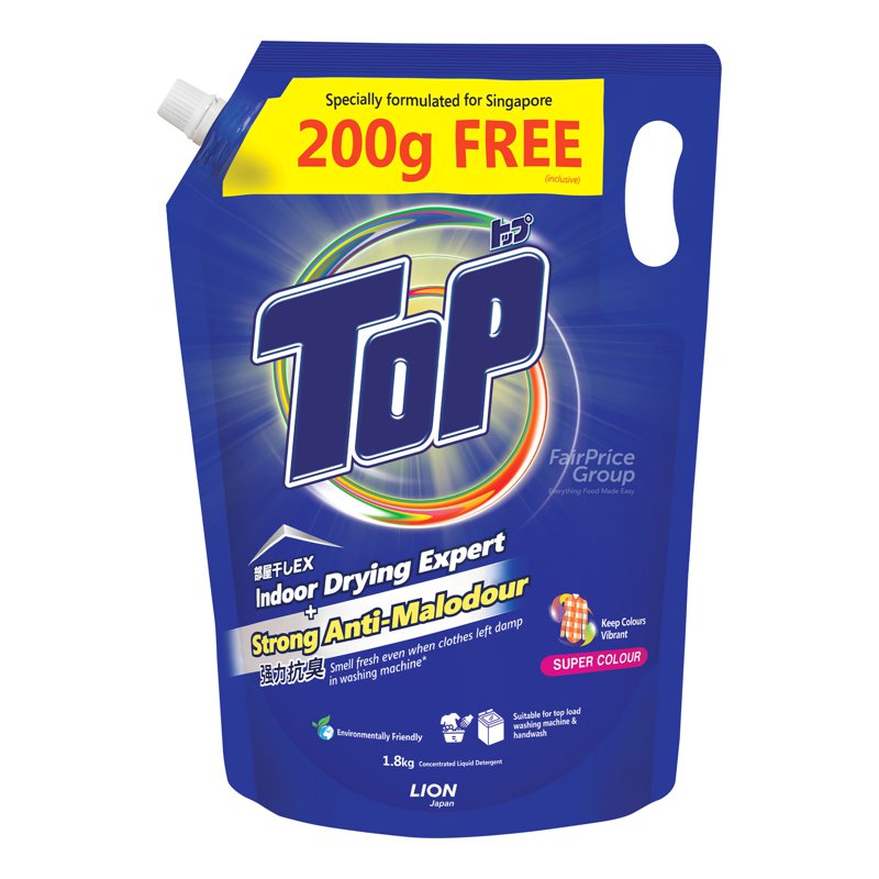 Top Concentrated Liquid Detergent Refill - Super Colour