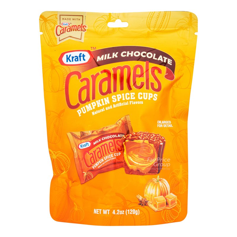 KRAFT Caramels Pumpkin Spice Cups