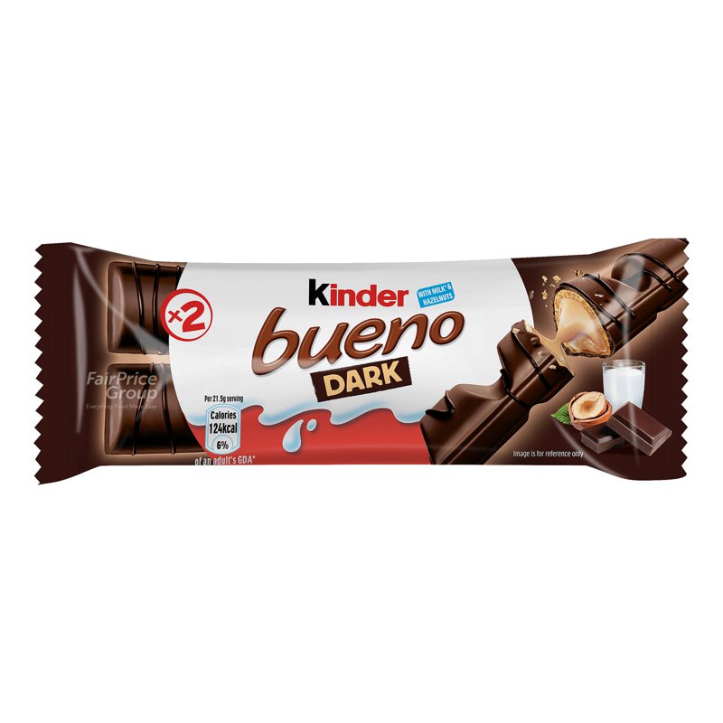 Kinder Bueno Chocolate Wafer Bar - Dark T2 43g