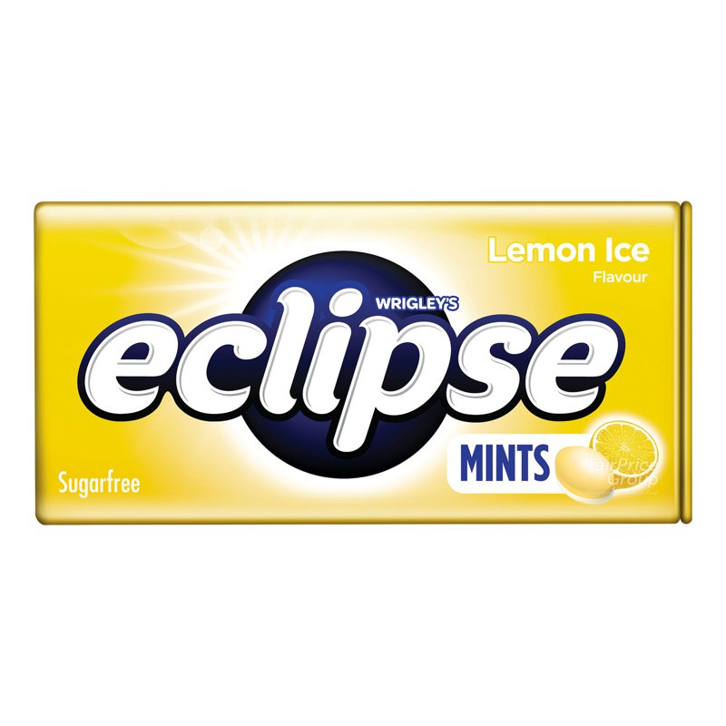 ECLIPSE Wrigley's ECLIPSE Sugar Free Mints Candy - Lemon Ice