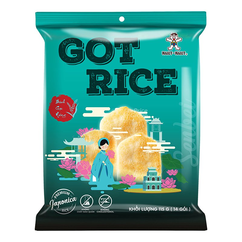 Want Want Got Rice Cracker - Senbei 115g