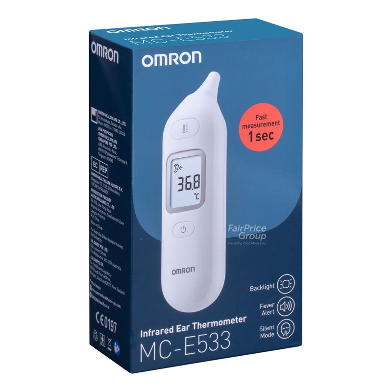 OMRON MC-E533 Ear Thermometer (probe-less design) 1 per pack