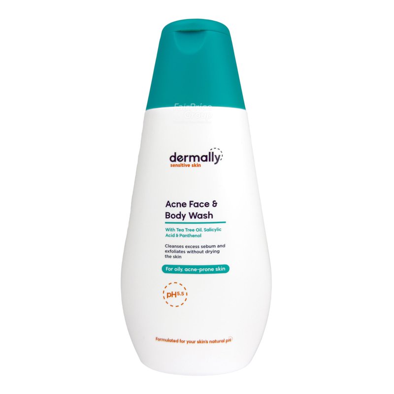 Dermally Acne Face & Body Wash 200ml