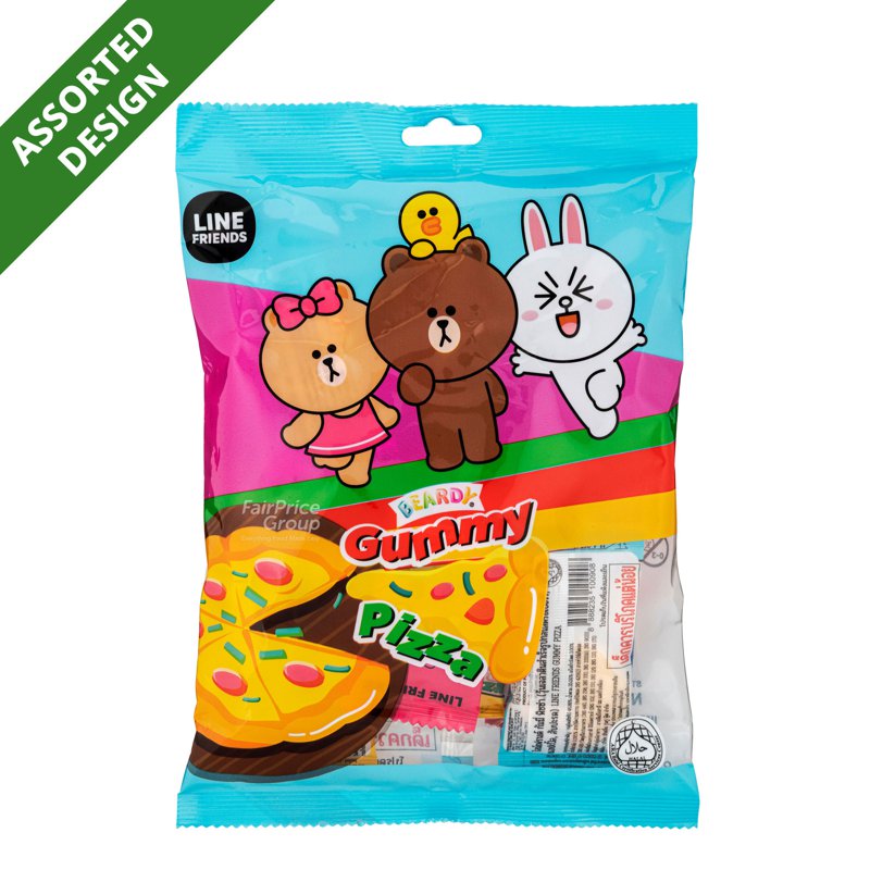 Beardy Line Friends Gummy - Pizza