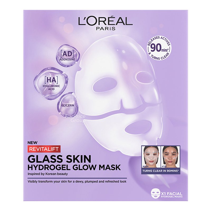 L'Oréal Paris Revitalift Hyaluronic Acid - Hydrogel Glow Mask 1 per pack