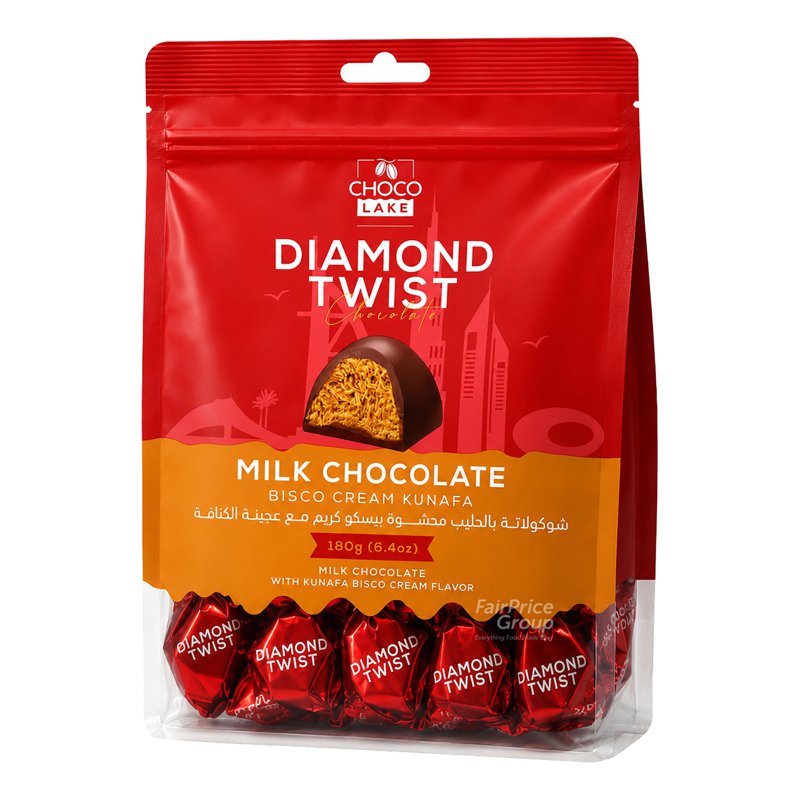 CHOCOLAKE Diamond Twist - Kunafa Bisco