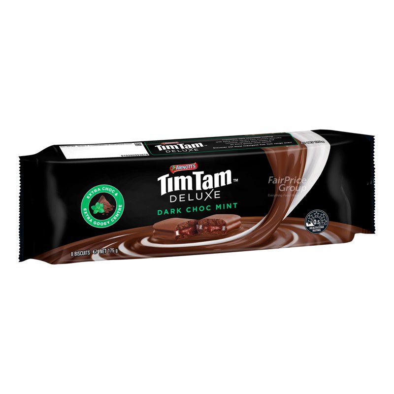 Arnott's Tim Tam Deluxe Biscuits - Dark Chocolate Mint