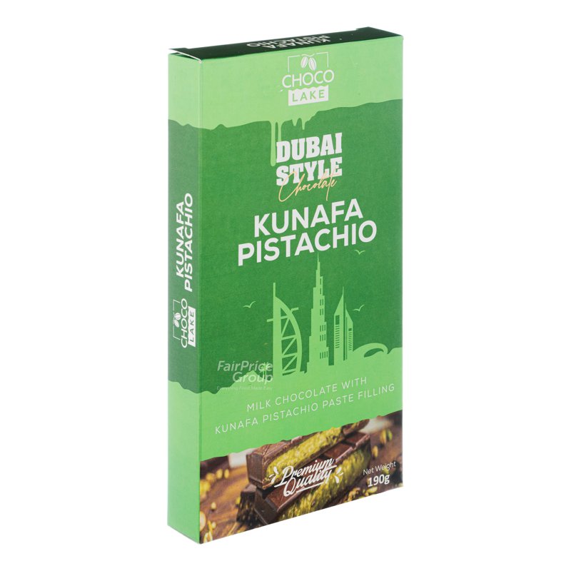 CHOCOLAKE Milk Chocolate Kunafa Pistachio Bar