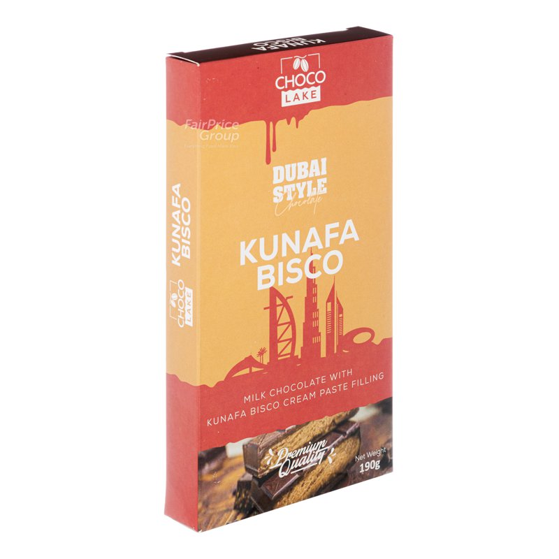 CHOCOLAKE Milk Chocolate Kunafa Bisco Cream Bar