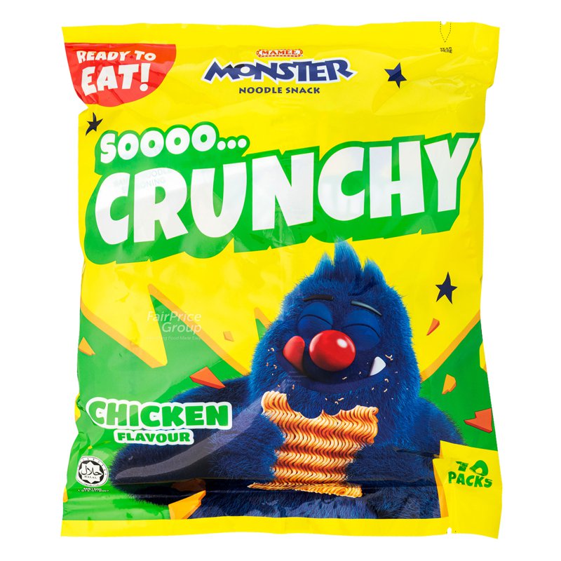MAMEE Monster Family Pack Noodle Snack - Chicken