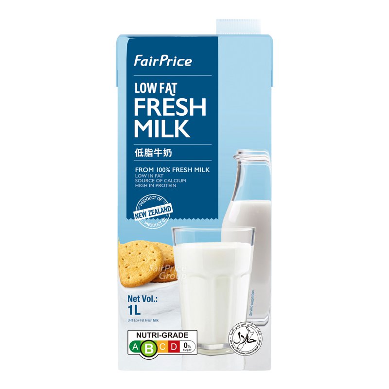 Fairprice Uht Milk - Low Fat