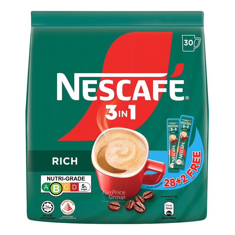 Nescafe 3 in 1 Instant Coffee - Rich