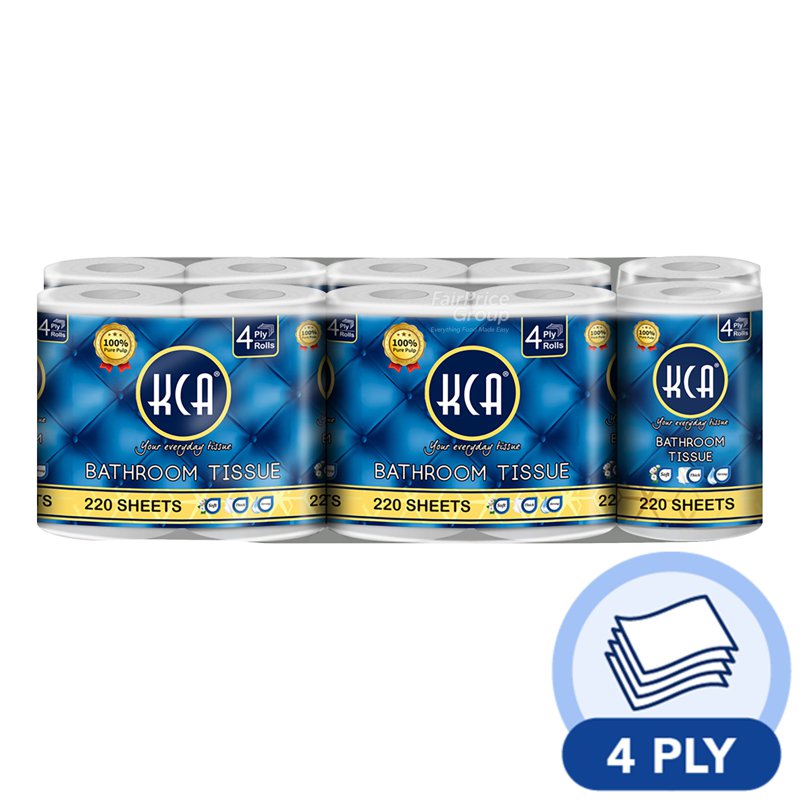 KCA Bathroom Tissue - 4 Ply 20 x 220 per pack