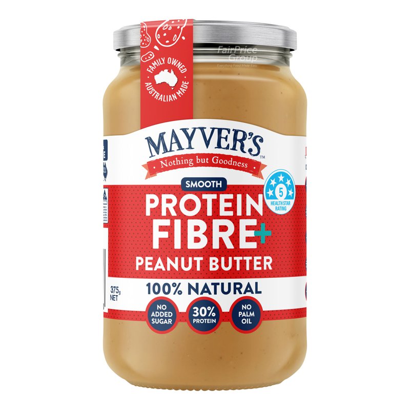 Mayver's Protein Fibre+ Peanut Butter