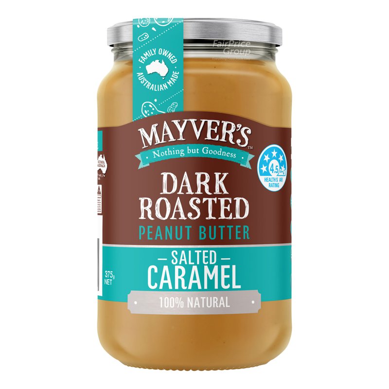 Mayver's Dark Roasted Peanut Butter - Salted Caramel