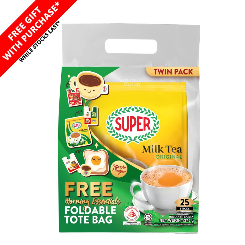 Super 3 in 1 Instant Milk Tea - Original + Gwp