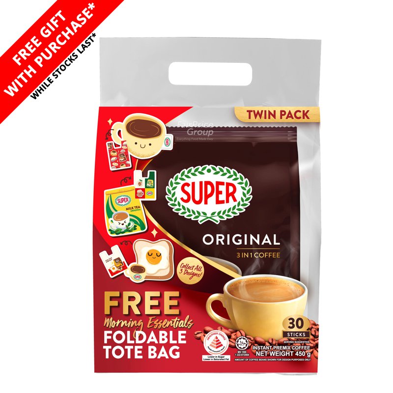 Super 3In1 Instant Coffee Original + Gwp