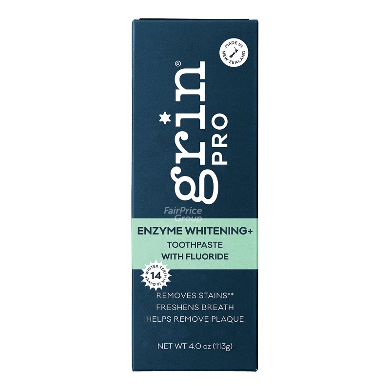 GRIN Pro Enzyme Toothpaste - Whitening with Fluoride
