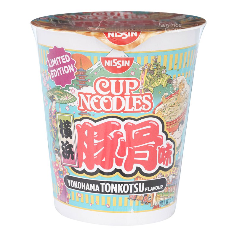 Nissin Cup Noodles - Yokohama Tonkotsu Flavour