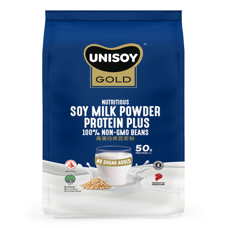 Unisoy Gold Instant Nutritious Soy Milk Powder - Protein Plus