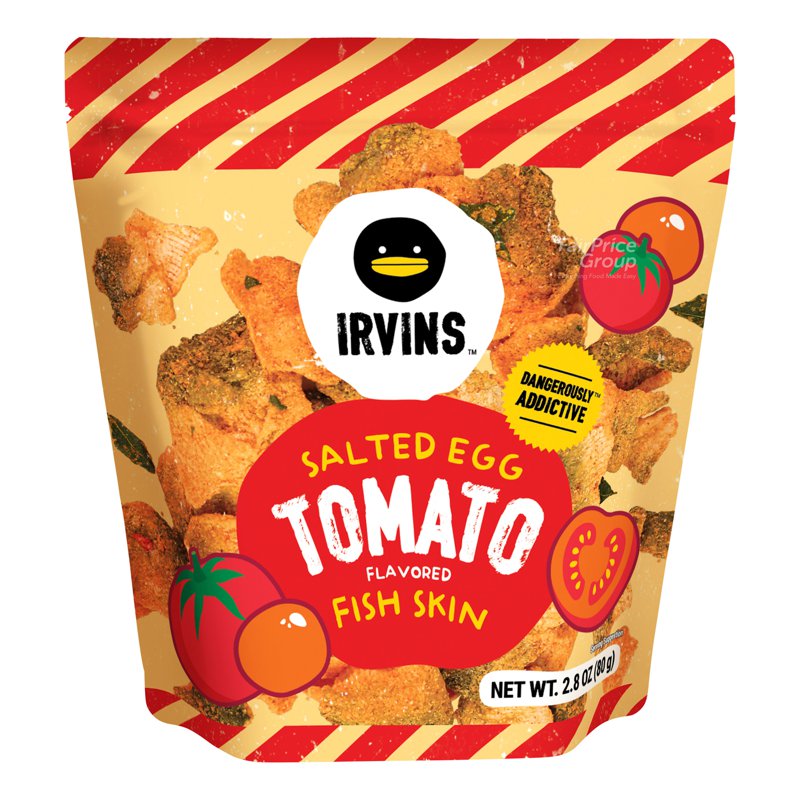 IRVINS Salted Egg Fish Skin - Tomato