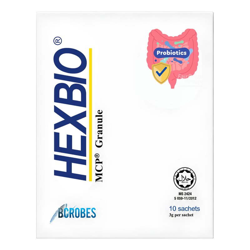 Hexbio Probiotic Supplement Sachets 10 Per Pack