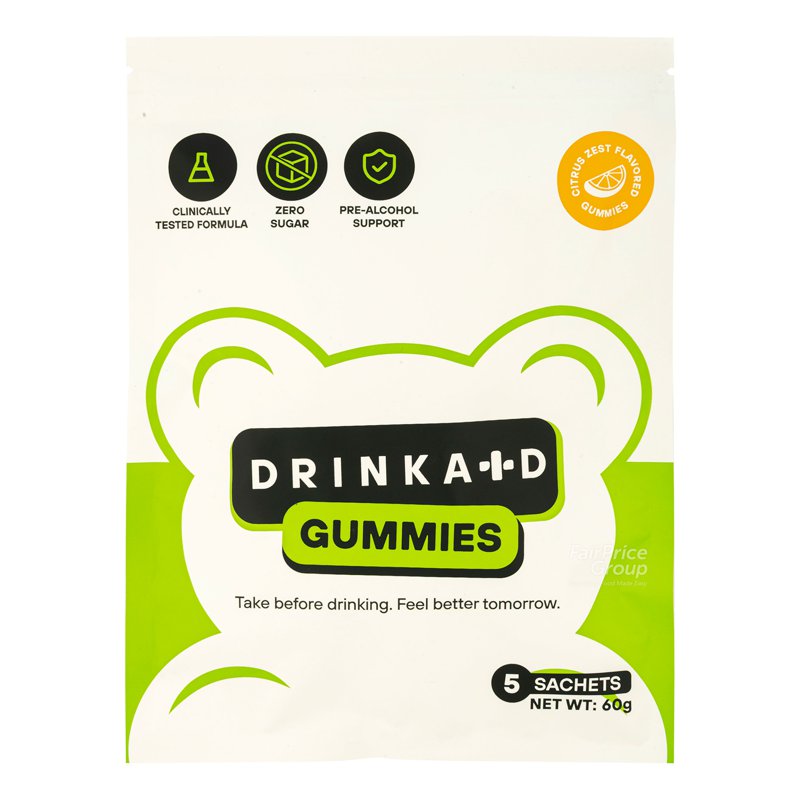 DrinkAid Gummies 5 per pack