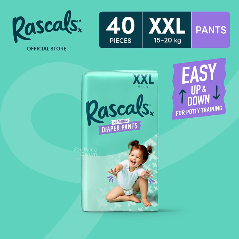 Rascals Premium Pants Diaper - XXL 40 per pack