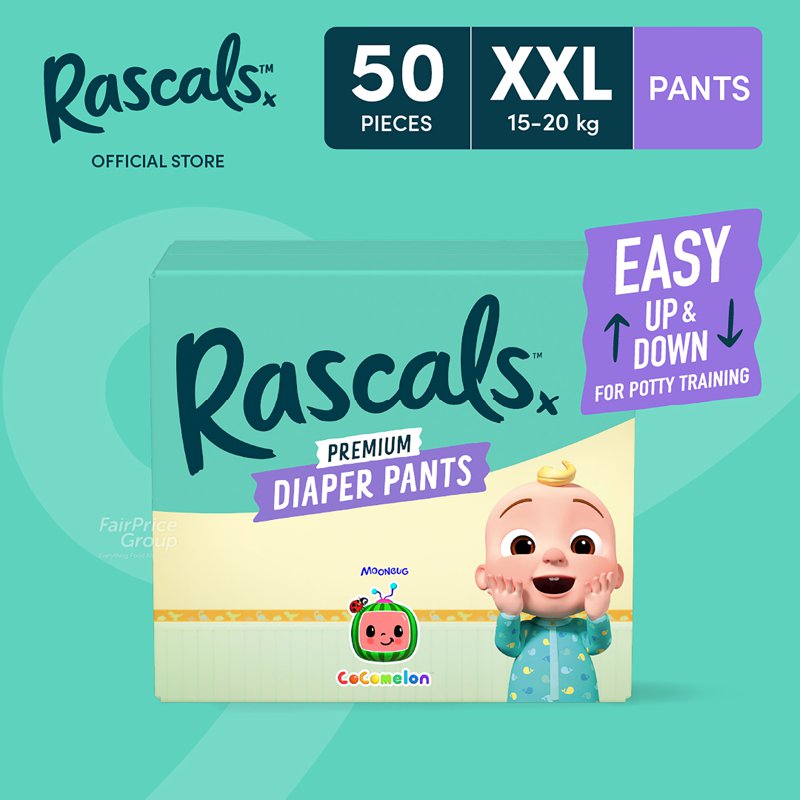 Rascals x Cocomelon Pants Diaper - XXL 50 per pack