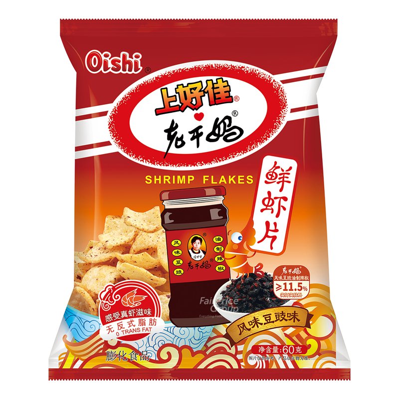 Oishi Prawn Crackers - Laoganma Fermented Black Bean