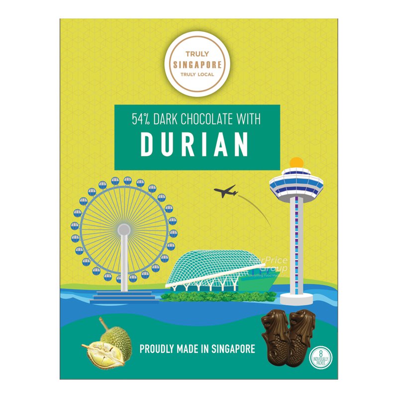 MEI SHU Merlion Dark Chocolate - Durian
