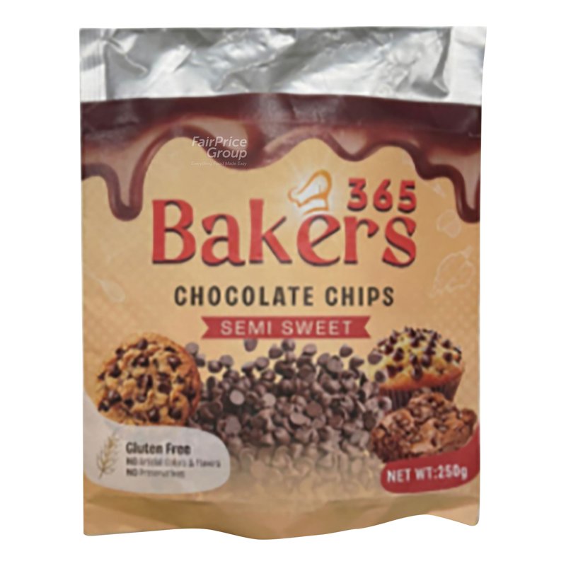 Bakers 365 Baking Chocolate Chips - Semi Sweet