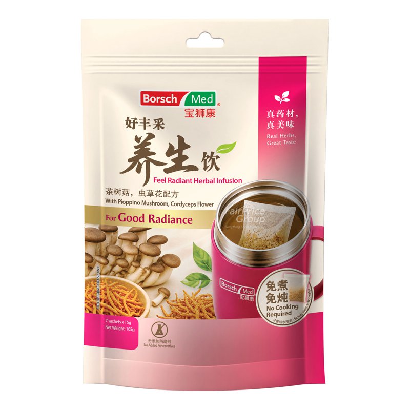 Borsch Med Feel Herbal Infusion - Radiant