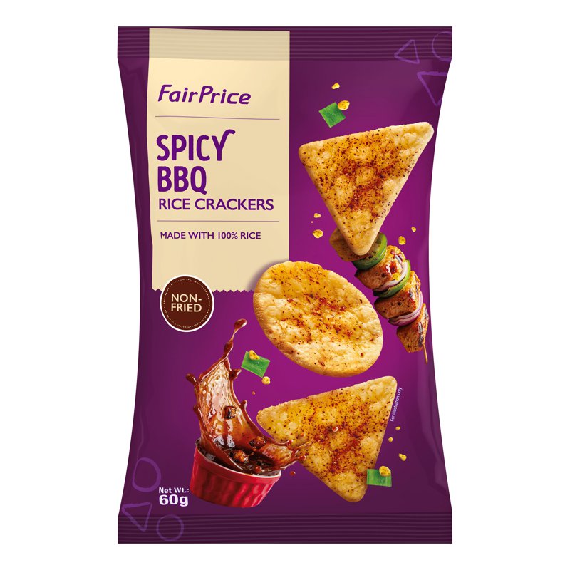 Fairprice Rice Crackers - Spicy Bbq