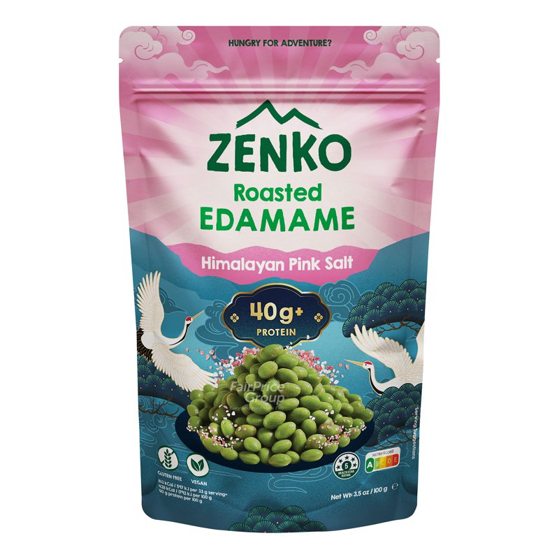 ZENKO Roasted Edamame - Himalayan Pink Salt
