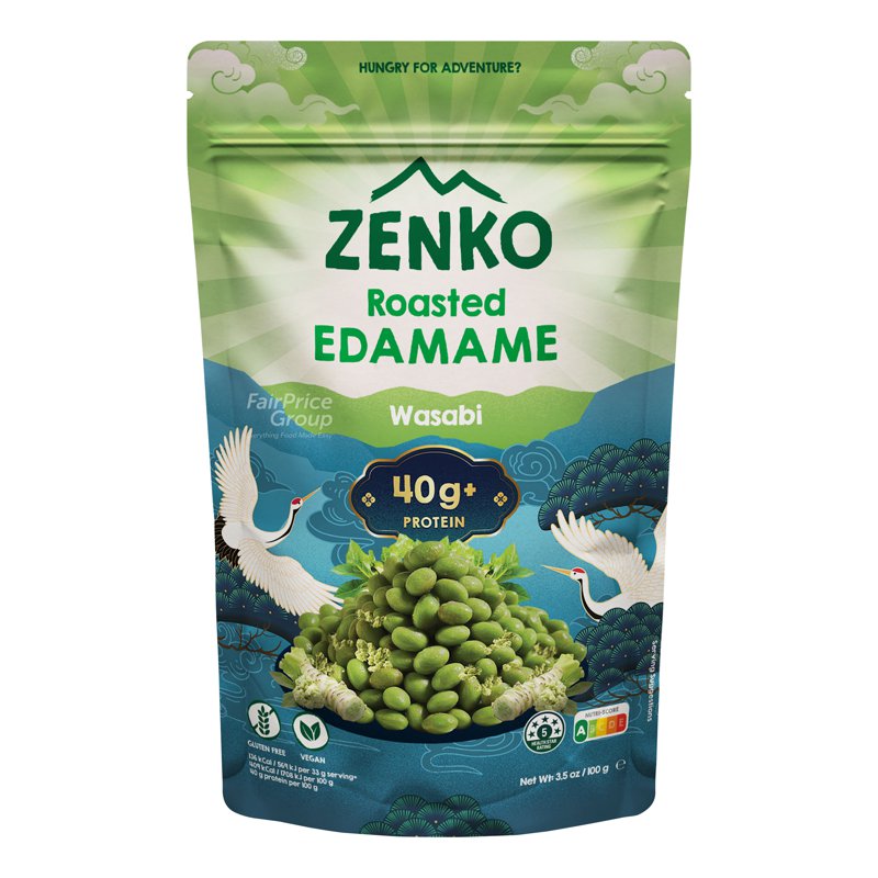 ZENKO Roasted Edamame - Wasabi