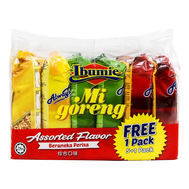 Ibumie Instant Noodles - Mi Always Goreng Assorted Flavour