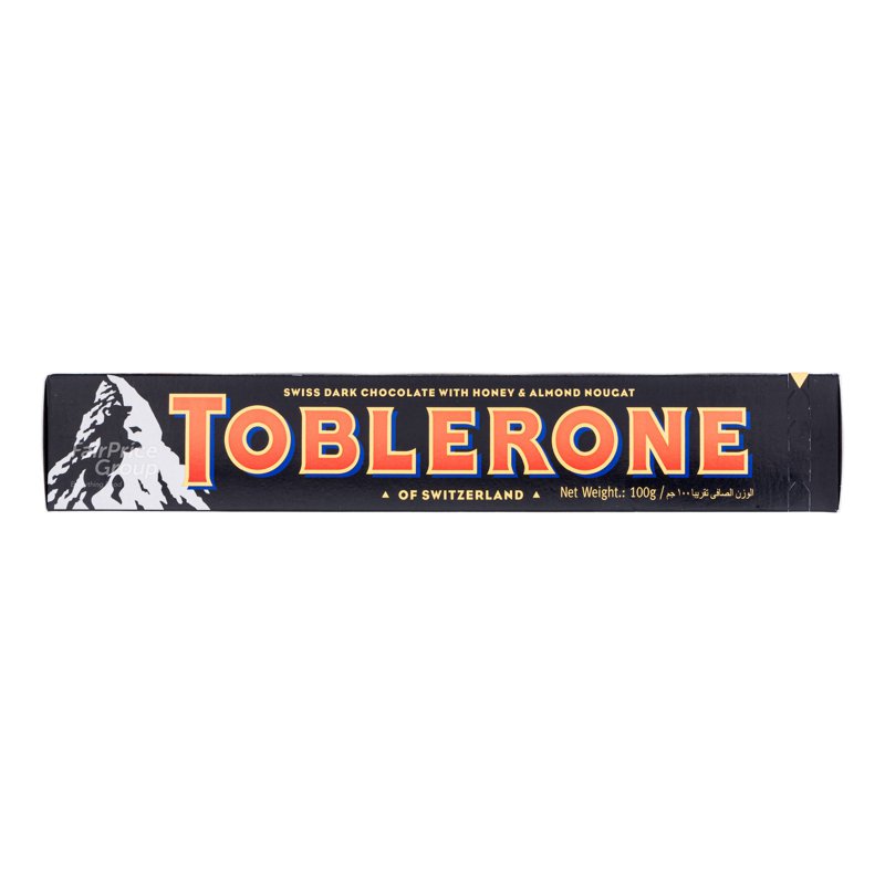 Toblerone Swiss Chocolate Bar - Dark Chocolate 100g