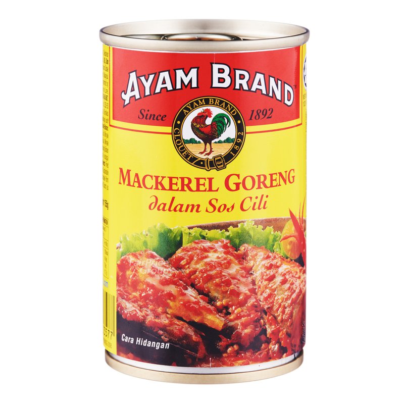 Ayam Brand Fried Mackerel in Chili Sauce
