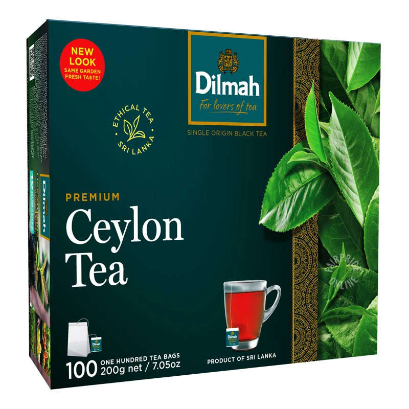 Dilmah Premium Pure Ceylon Tea Bags (100 per pack)