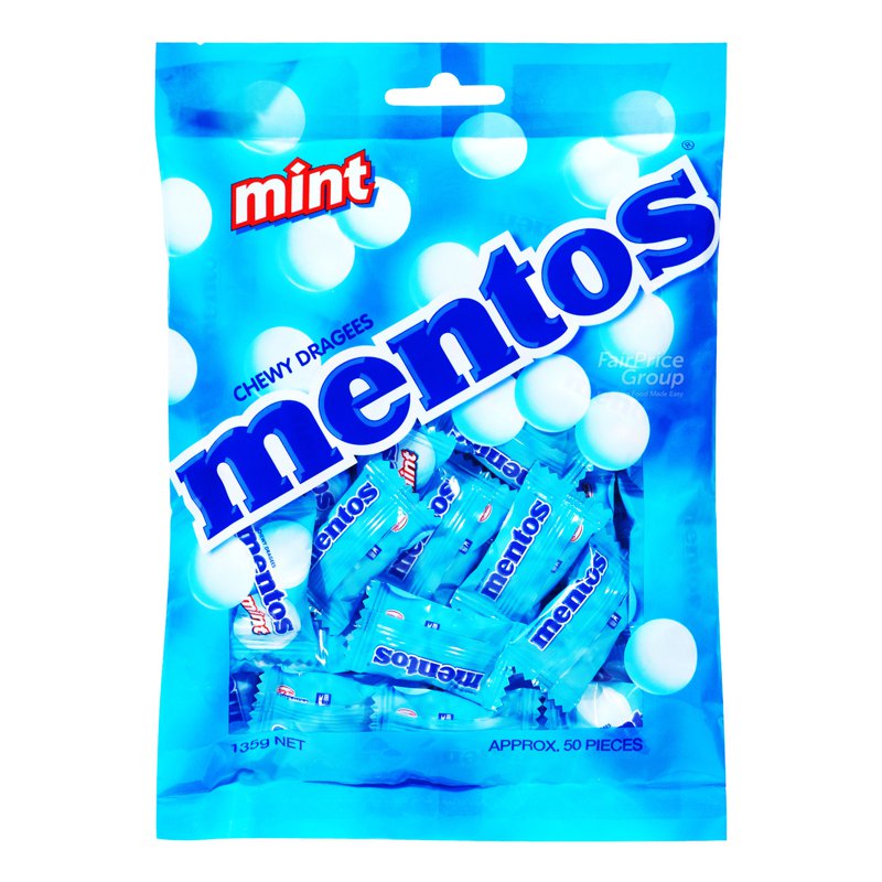 Mentos Chewy Dragees - Mint (Share- A-Bowl)