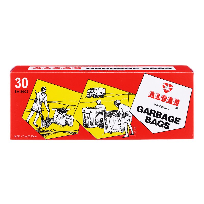 Alsan Disposable Garbage Bags 30 per pack