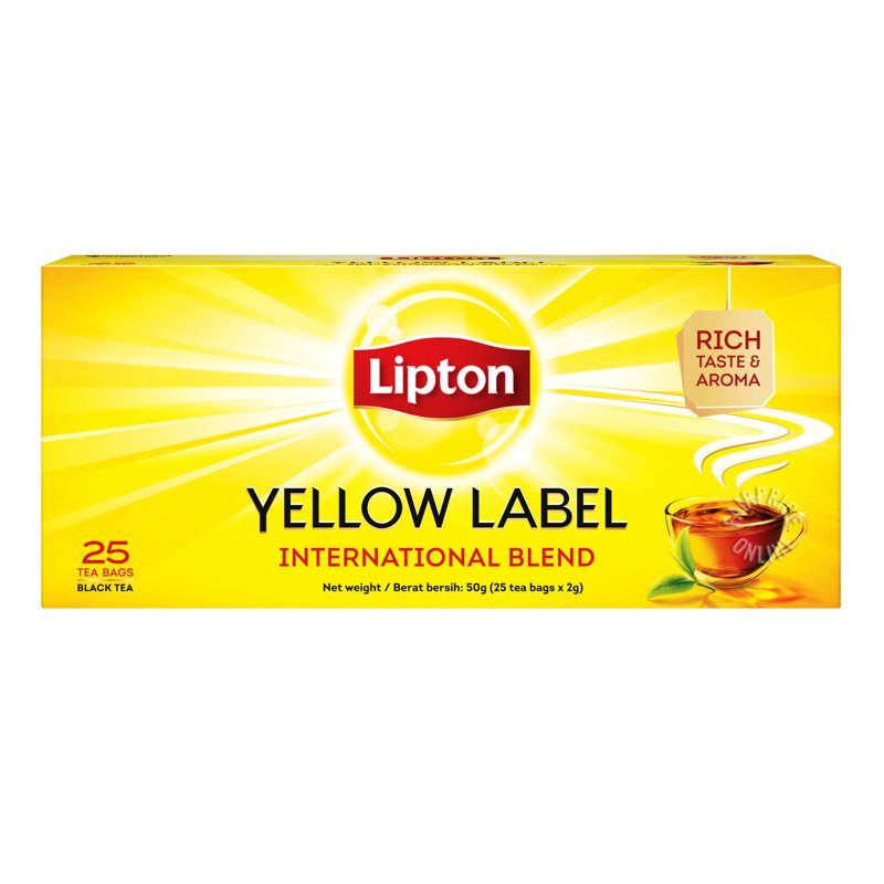 Lipton Yellow Label Tea Bags - International Blend 25 per pack