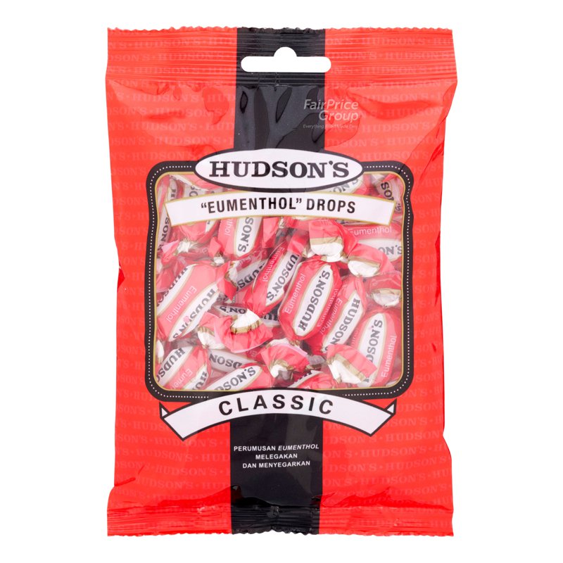 Hudson's Eumenthol Candy Drops - Classic 100g
