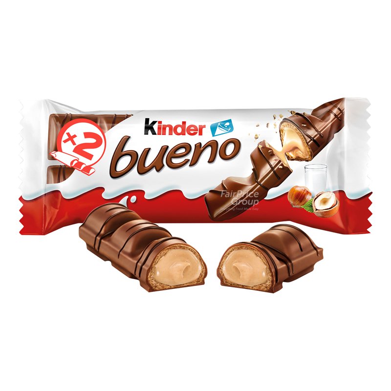 Kinder Bueno Chocolate Wafer Bar - Milk T2 Bar 43g