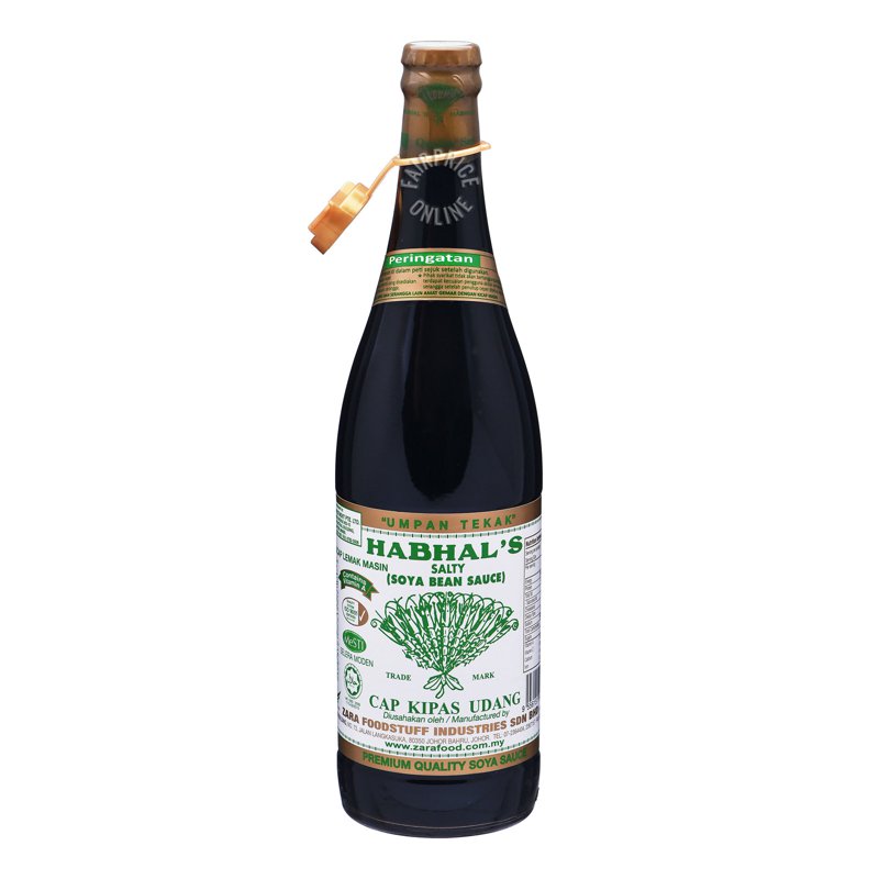 HABHAL'S Kicap Masin (Soya Bean Sauce) - Salted